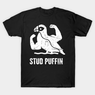 Funny Stud Puffin T-Shirt